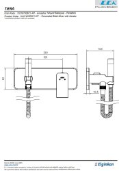 Eca Tiera Mat Siyah Ank. Tah Bat S.Üstü Perlatörlü 102167005C1-KP - Thumbnail