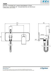 Eca Tiera Mat Siyah Ank Taharet Bat S. Üstü El Duş 102167005C1-KE - Thumbnail