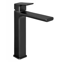 E.C.A - Eca Tiera Mat Siyah Kireç Kırıc Sabit Yüksek Tip Lavabo Bataryası