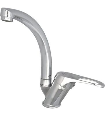 Mix Aç Kapa Krom Döner Borulu Eviye Bataryası (Montaj DAHİL)