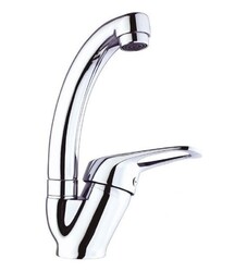 Mix Aç Kapa Krom Döner Borulu Lavabo Bataryası (Montaj DAHİL) - Thumbnail