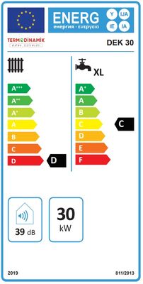 Termodinamik Dek 30 Kw Trifaze Elektrikli Kombi (Isıtma+Sıcak Su)