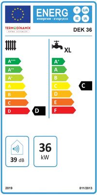 Termodinamik Dek 36 Kw Trifaze Elektrikli Kombi (Isıtma+Sıcak Su)