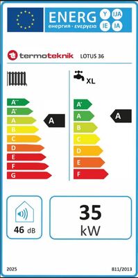 Termoteknik Lotus Premix 36/36 Kw 31.000 Kcal Tam Yoğuşmalı Kombi