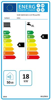 Vaillant ecoTEC İntro 18/24 Kw (16.000 Kcal) Tam Yoğuşmalı Kombi