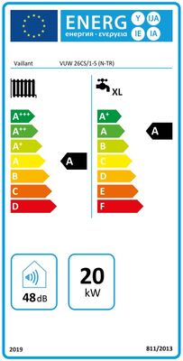 Vaillant ecoTEC 26CS/1-5 Plus 20/26 Kw 17.000 Tam Yoğuşmalı Kombi